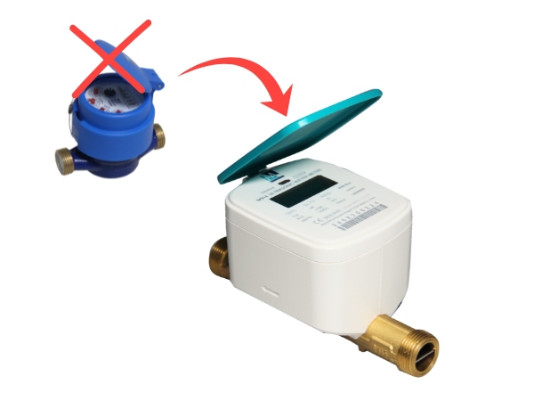 TENGYUE Ultrasonic water meter instead of mechanical water meter