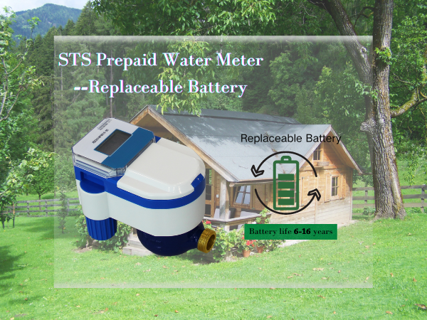 Water meter: battery replacement